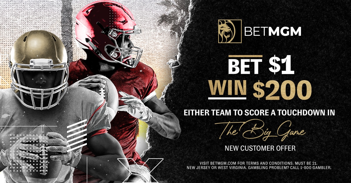 BetMGM 200 to 1 odds super bowl touchdown