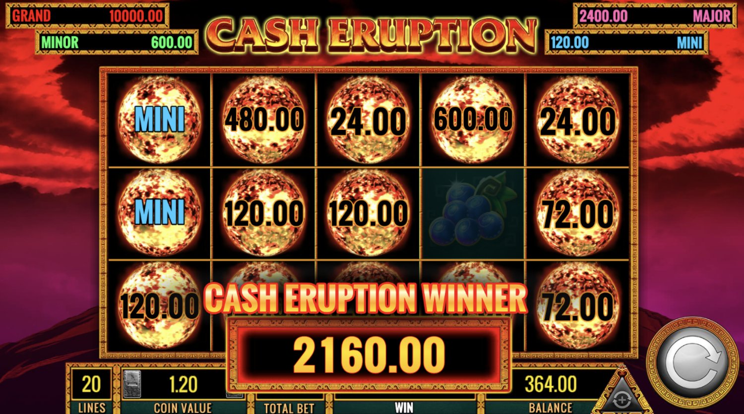 cash eruption bonus