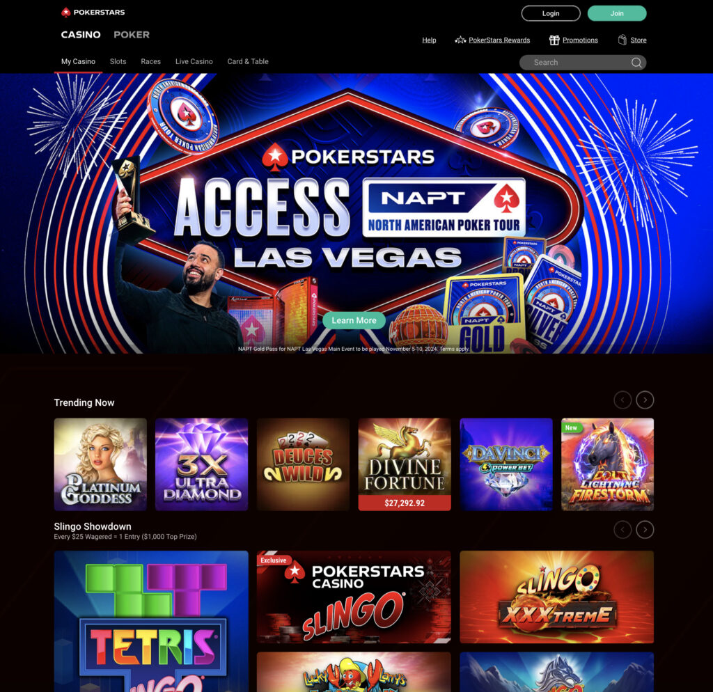 PokerStars PA Online Casino