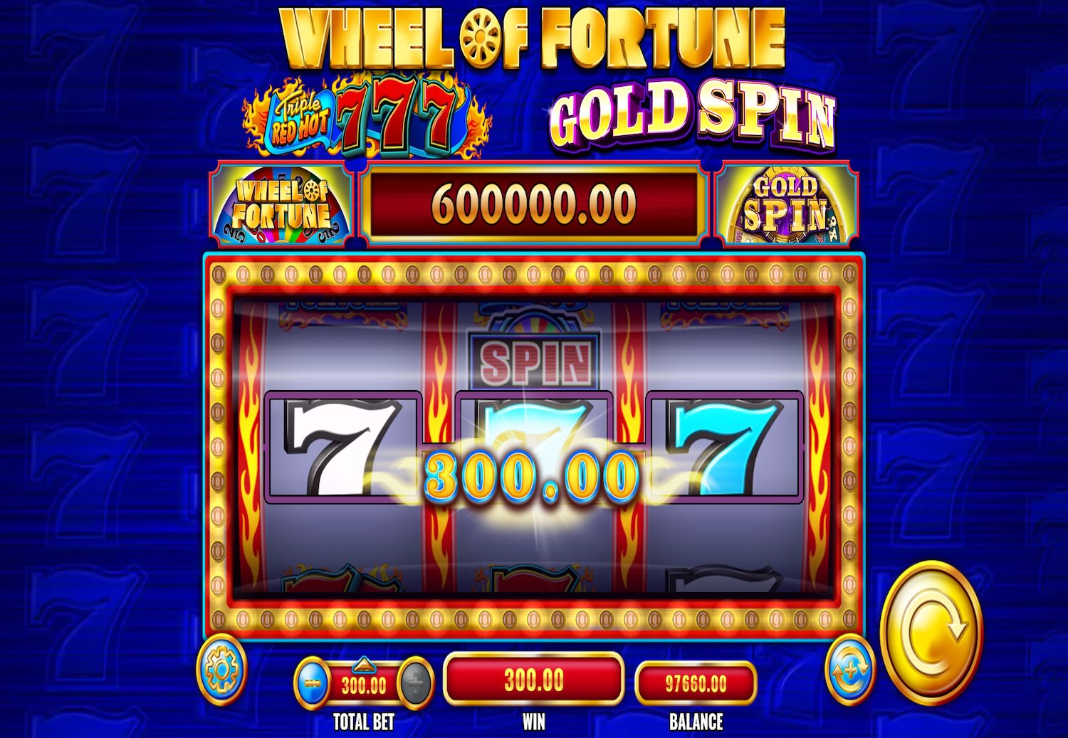 wheel of fortune triple red hot 7s